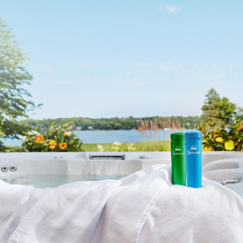 Frog Serene in-Line Cartridges for Hot Tubs That Have Built in Cartridge Holders, Serene Mineral Cartridge + 3 Bromine Cartridges (200 Grams) - Image 2